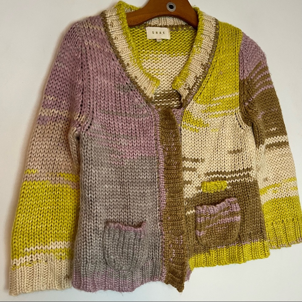 Anthropologie Shae Chunky Knit Boho Womens Sweater Size M - Picture 2 of 8